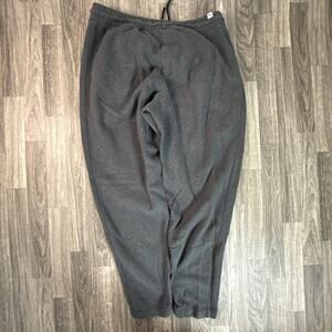 PUMA Fleece Sweatpants Gray Essentials Logo Joggers Men’s XL Drawstring Pants